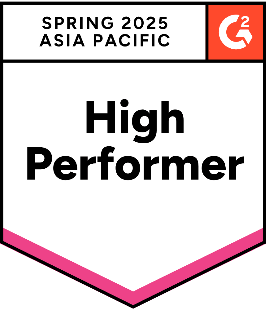 G2 Spring 2025 Asia Pacific: High Performer