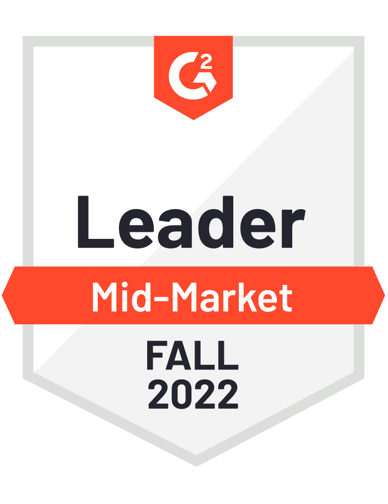 G2 - Leader - Mid-Market - Fall 2022