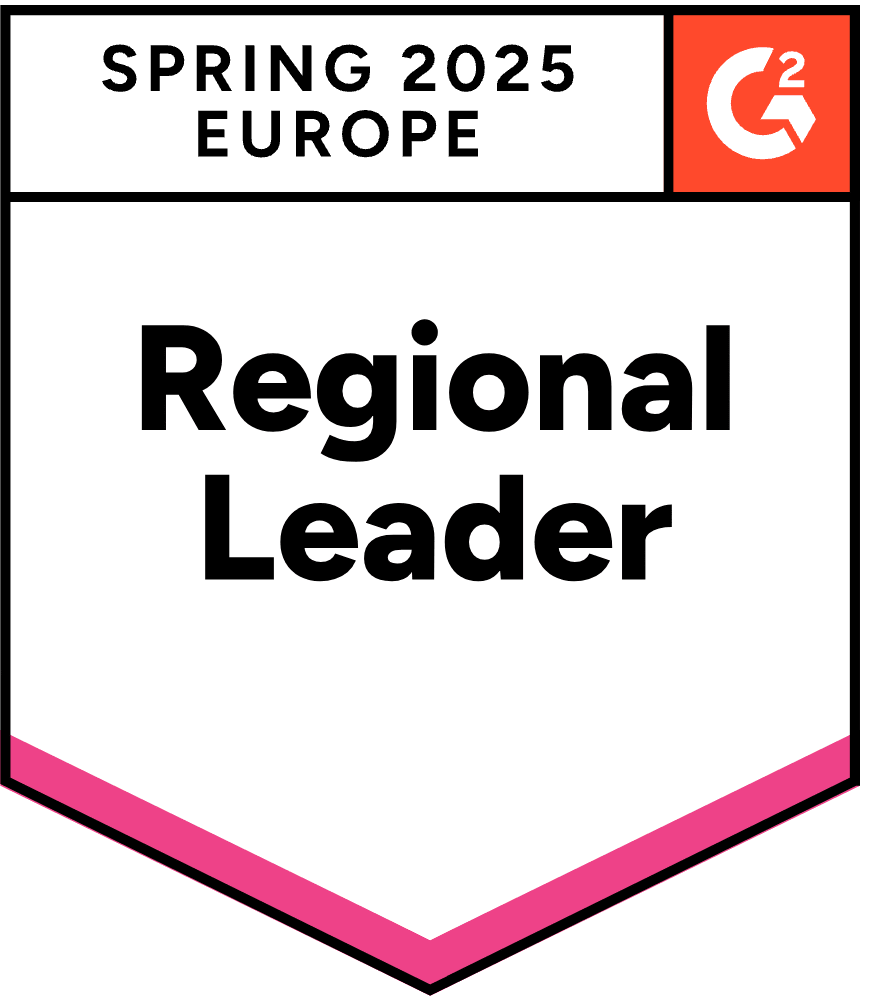 G2 Spring 2025 Europe: Regional Leader